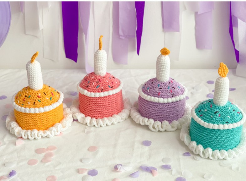 Birthday Cake Rattle Toy — view 3