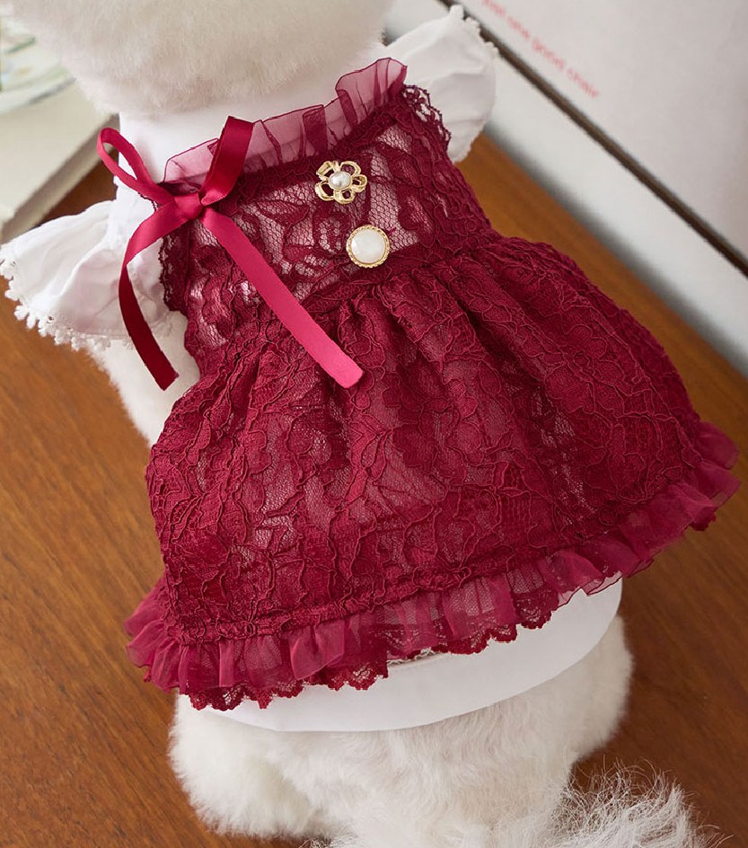 Holiday Bustier (Burgundy) — view 3