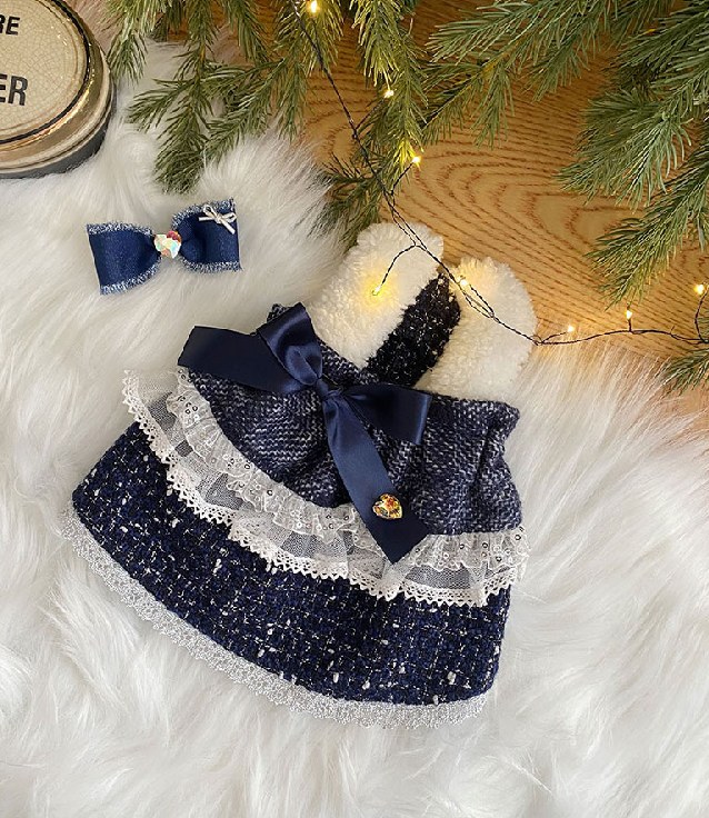Holiday Bustier Dress (Royal Navy) — view 5