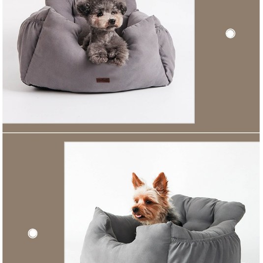 Korean Fluffy Pet Car Seat